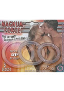 Magnum Force The Ultimate Silicone Cock Ring Set (3 Sizes)...
