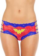 Wonderwoman Lace String Hipster Panty-1x