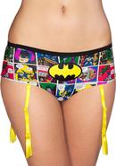 Batman Comic Strip Panty W/ Garter-large
