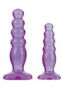 Crystal Jellies Anal Delight Trainer (2 Piece Kit) - Purple