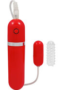 Ahhh Vibrating Bullet Of Love With Remote Control - Red
