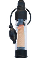 Mack Tuff Vibrating Power Penis Pump - Clear