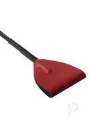 Master Series Red Mare Leather Riding Crop - Red