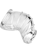 Master Series Detained Soft Body Chastity Cage - Clear