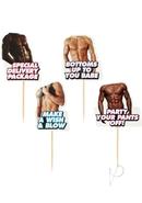Party Picks Hot Bod Party Toothpick Toppers (24 Each Per...