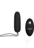 Silicone Bullet With Remote Control - Black