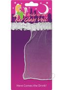 Bride-to-be`s Bar Glass Veil
