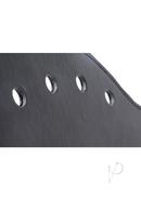 Strict Deluxe Rounded Paddle With Holes - Black