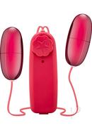 B Yours Double Pop Eggs With Remote Control - Cerise