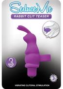 Seduce Me Rabbit Clit Teaser Silicone Finger Massager -...