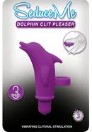 Seduce Me Dolphin Clit Pleasure Silicone Finger Massager -...