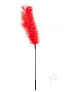Sportsheets Ostrich Feather Tickler - Red