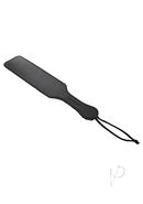 Sportsheets Leather Paddle With Fur - Black