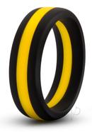 Performance Silicone Go Pro Cock Ring - Black/gold