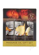 Earthly Body Hemp Seed Edible Massage Oil Gift Set (three...