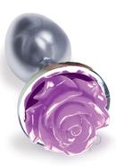 The 9`s - The Silver Starter Rose Stainless Steel Butt Plug...