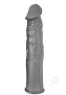 The Greatest Extender Silicone Penis Sleeve 7.5in - Gray