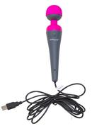 Palmpower Plug And Play Rechargeable Silicone Wand Massager...