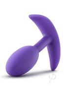 Luxe Wearable Vibra Slim Plug Silicone Butt Plug - Small -...