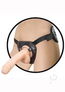 Natural Realskin Squirting Penis With Adjustable Harness...