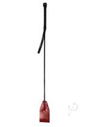 Rouge Fifty Times Hotter Anaconda Leather Riding Crop -...