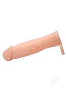 Size Matters Penis Extender Sleeve Silicone 2in - Vanilla