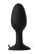 Prowler Red Weighted Butt Plug - Small - Black