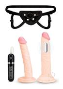 Lux Fetish Strap On Pegging Set With Remote Control (3...