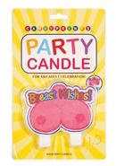Candyprints Breast Wishes Boob Party Candle
