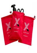 Ultra Soft Gear Bag 100% Cotton 8in X 13in (3 Pack) - Red