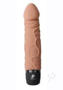 Powercocks Silicone Rechargeable Realistic Vibrator 6.5in -...