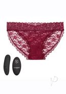 Remote Control Rechargeable Lace Panty Vibe Set -...