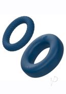 Link Up Optimum Rechargeable Silicone Cock Ring - Blue