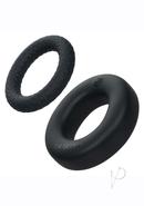 Link Up Optimum Rechargeable Silicone Cock Ring - Black