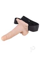 Erection Assistant Hollow Vibrating Strap-on 6in - Vanilla