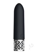 Royal Gems Imperial Silicone Rechargeable Bullet - Black