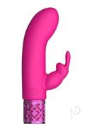 Royal Gems Dazzling Silicone Rechargeable Bullet - Pink