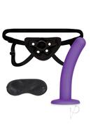 Lux Fetish Strap On Harness And Silicone Dildo Set 5in -...