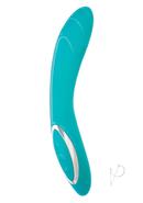 Princess Dynamic Heat Rechargeable Silicone Vibrator - Blue