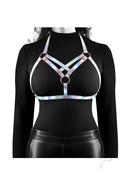 Cosmo Harness Vamp Chest Harness - Large/xlarge - Rainbow