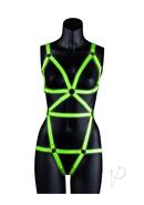 Ouch! Full Body Harness Glow In The Dark - Small/medium -...