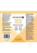 Gender X Tropical Passion Water Based Flavored Lubricant...
