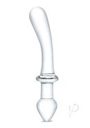 Glas Classic Curved Dual-ended Dildo 9in - Clear