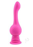 Gyro Vibe Rechargeable Silicone Vibrator With Suction Cup -...
