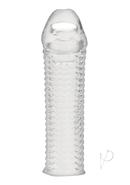 Blue Line Clear Textured Penis Enhancing Sleeve Extension...