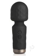 Bang! 10x Mini Silicone Rechargeable Wand - Black