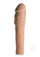Jock Extra Thick Penis Extension Sleeve 2in - Vanilla