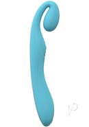 Loveline Obsession Rechargeable Dual Motor Vibrator - Blue