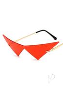 Warm Human Red Flag Blinder Triangle Glasses