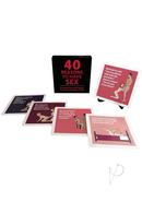 40 Reasons To Have Sex Couples Card Game